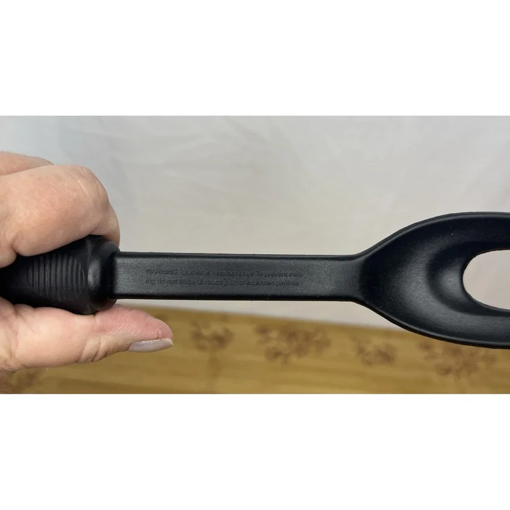 Black Plastic Nylon 2 Prong‎ Fork Cooking Utensil Heat Resistant 410 F/210C